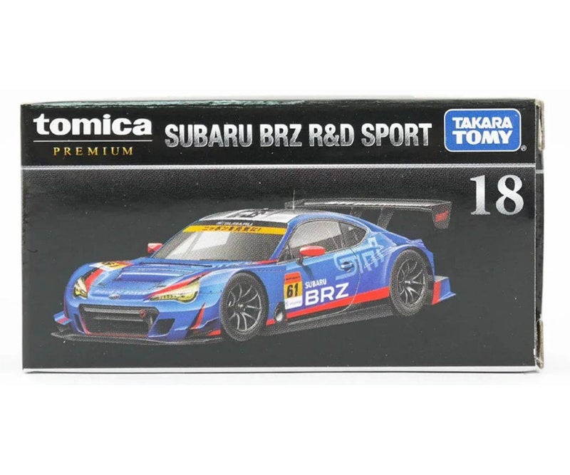 Takara Tomy Tomica Premium 18 Subaru BRZ R&D Sport #61 Die-cast Car (1:60, Blue) - Image 1
